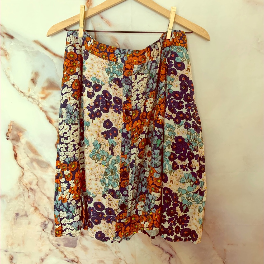 A line flower skirt with pockets! By ModCloth